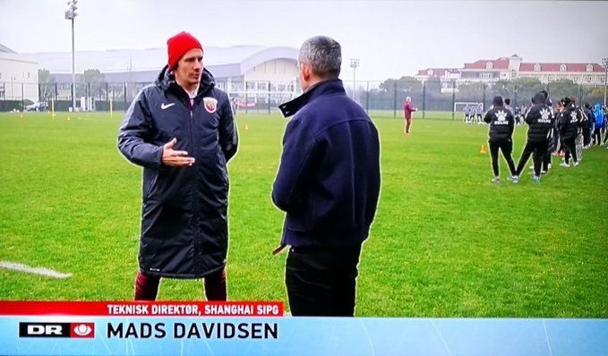 Mads Davidsen from Optima Football in DRTV